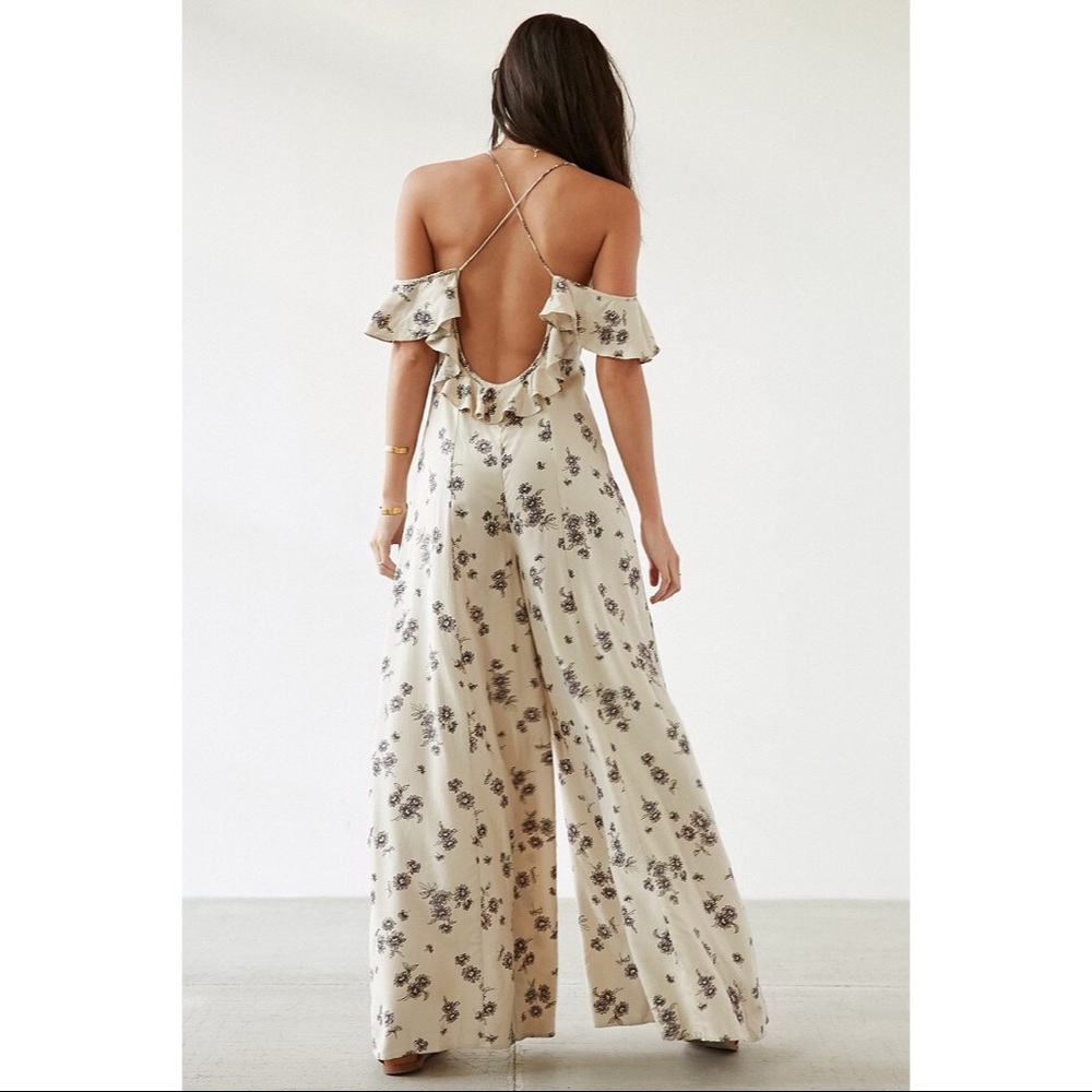 NEW UO Kimchi Blue Flutterbye Jumpsuit - Picture 3 of 4